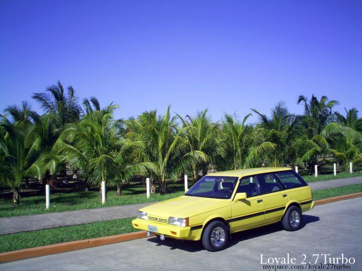 Subaru Loyale H6 SportsWagon. Traveling in my Country. Here is Near Home, 