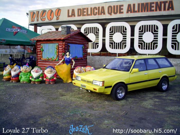 Subaru Loyale H6 SportsWagon. Parked Outside my Favourite Hamburgers 